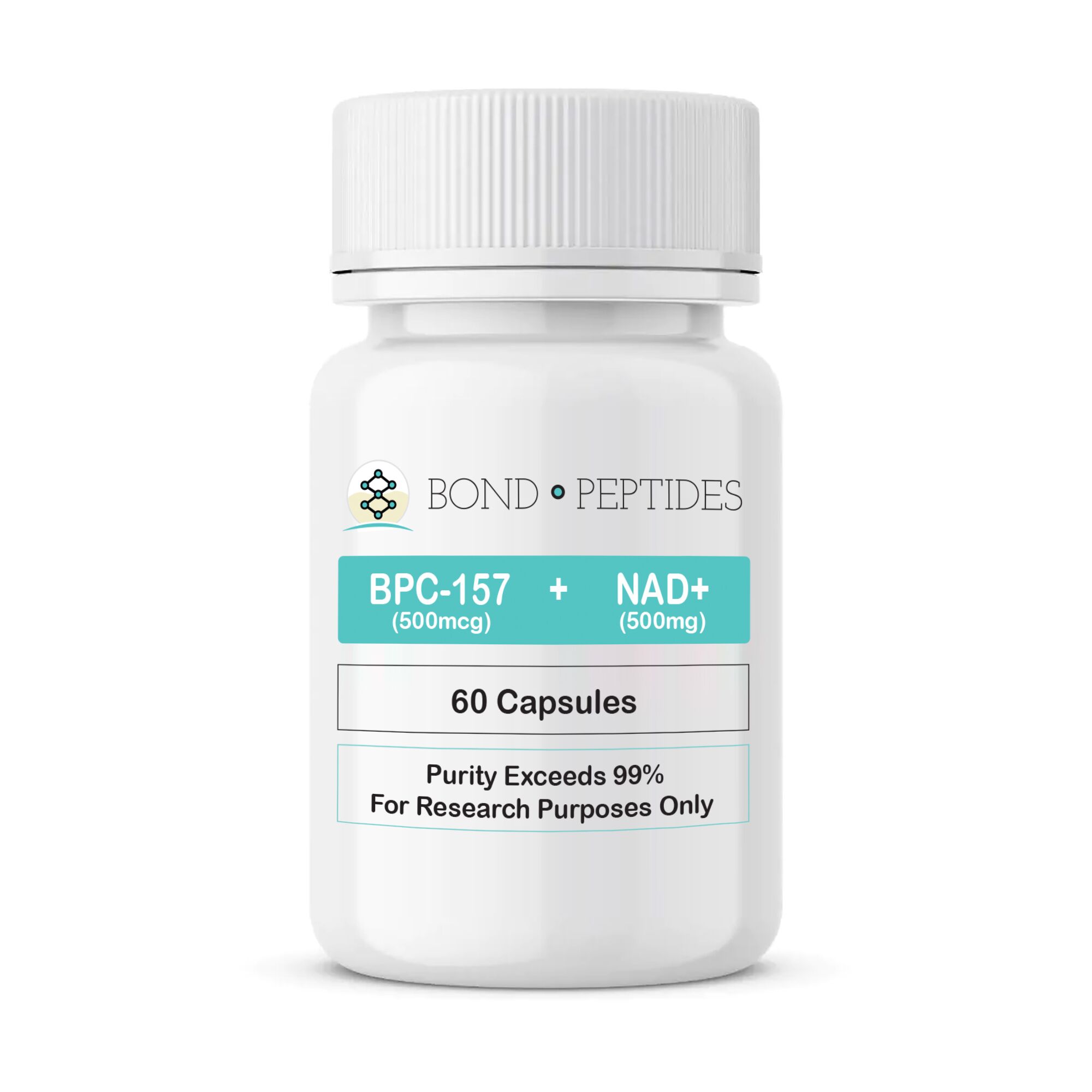 Bond Peptides BPC-157 NAD+ 60 capsules
