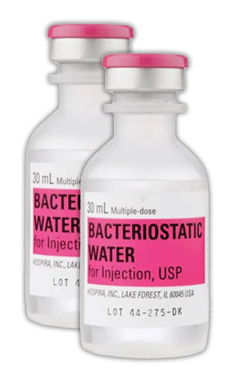 how much bac water to reconstitute glow peptide Bacteriostatic Water 3ml from Peptideware main image 1
