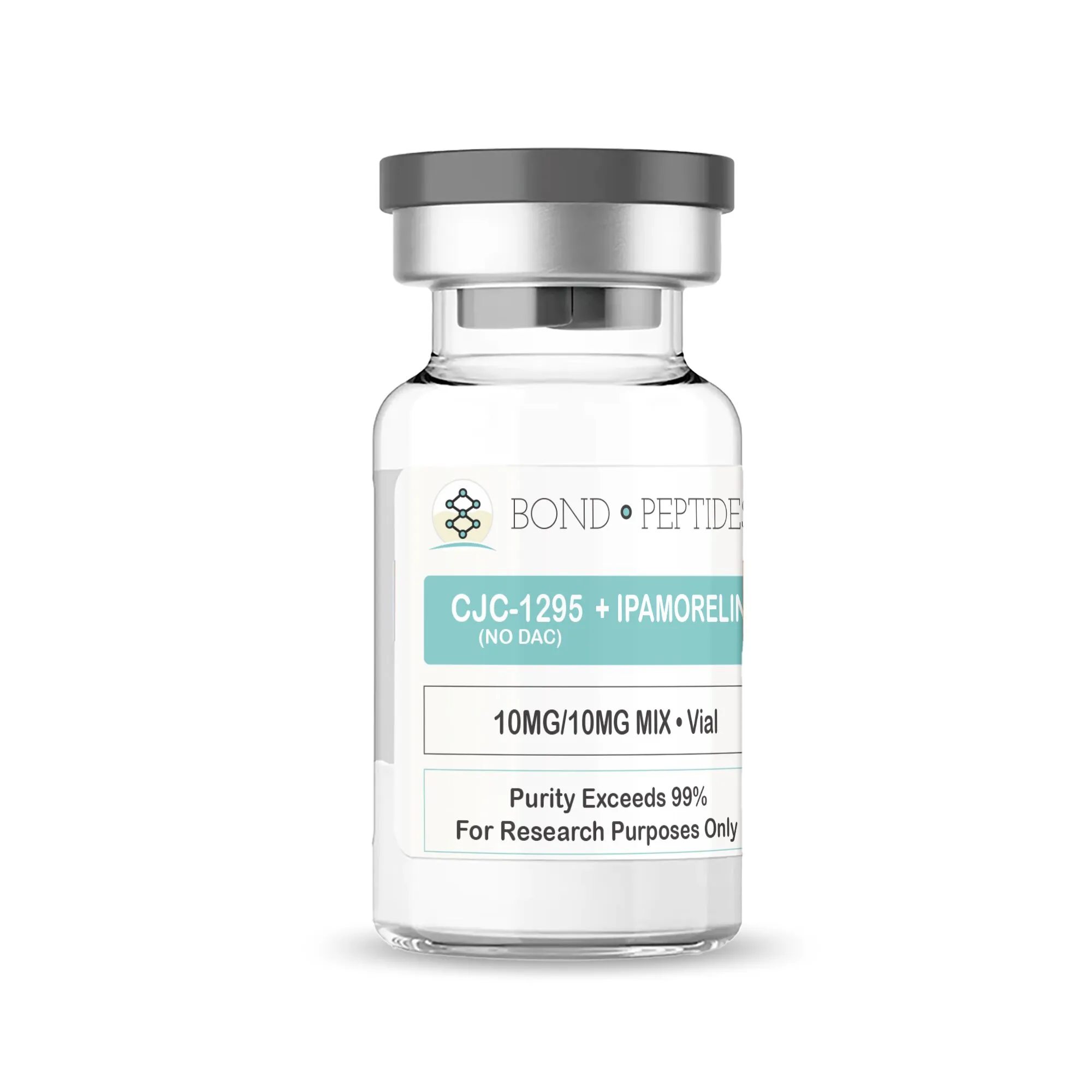 Bond Peptides CJC-1295 No DAC + Ipamorelin Vial Blend 2 Bond Peptides CJC-1295 no-dac + IPAMORELIN 10MG 10MG MIX vial