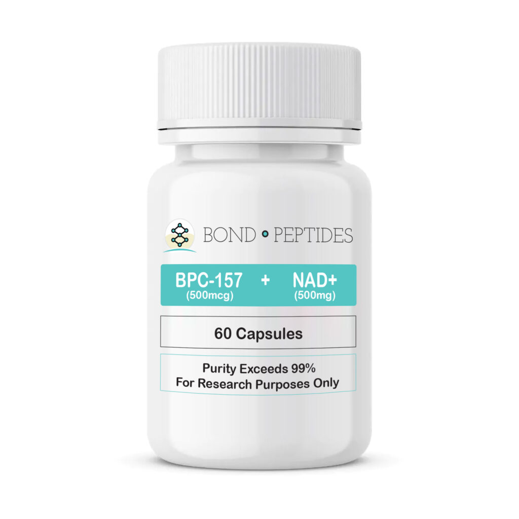 Bond Peptides BPC-157 + NAD+ Capsules - 60 Count – Direct Health Shop
